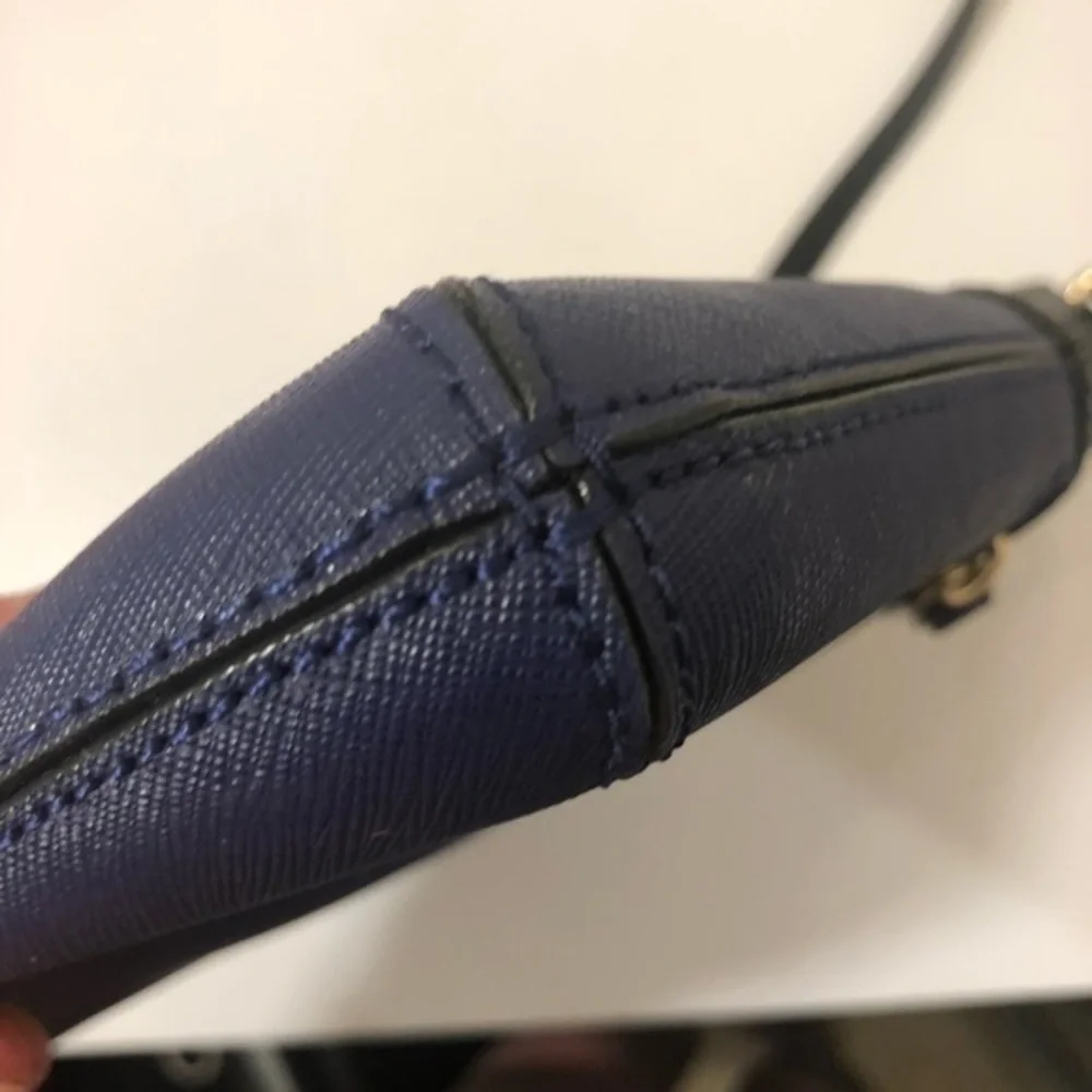 Kate spade blue black crossbody bag color block